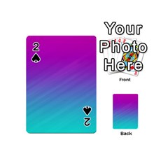 Background-pink-blue-gradient Playing Cards 54 Designs (Mini)