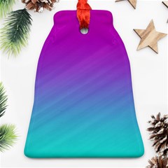 Background-pink-blue-gradient Bell Ornament (Two Sides)