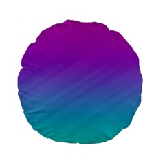 Background-pink-blue-gradient Standard 15  Premium Round Cushions