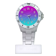 Background-pink-blue-gradient Plastic Nurses Watch