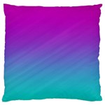 Background-pink-blue-gradient Standard Premium Plush Fleece Cushion Case (Two Sides) Front