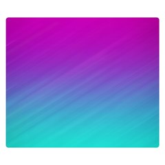 Background-pink-blue-gradient Two Sides Premium Plush Fleece Blanket (Small)