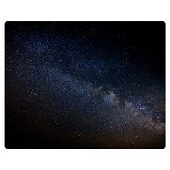 Cosmos-dark-hd-wallpaper-milky-way Premium Plush Fleece Blanket (medium) by Ket1n9