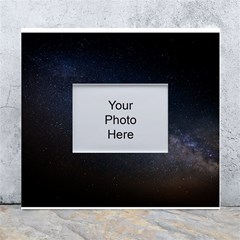 Cosmos-dark-hd-wallpaper-milky-way White Wall Photo Frame 5  X 7  by Ket1n9