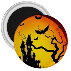 Halloween Night Terrors 3  Magnets by Ket1n9