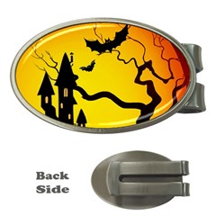 Halloween Night Terrors Money Clips (oval)  by Ket1n9