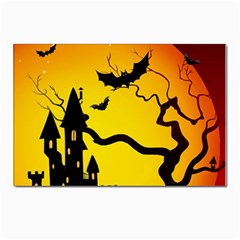 Halloween Night Terrors Postcards 5  X 7  (pkg Of 10) by Ket1n9