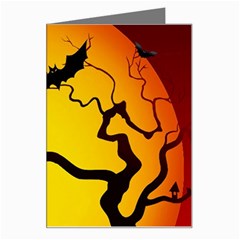 Halloween Night Terrors Greeting Card by Ket1n9