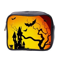 Halloween Night Terrors Mini Toiletries Bag (two Sides) by Ket1n9