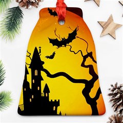 Halloween Night Terrors Bell Ornament (two Sides) by Ket1n9