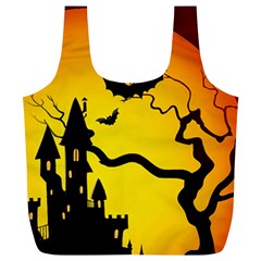 Halloween Night Terrors Full Print Recycle Bag (xl) by Ket1n9