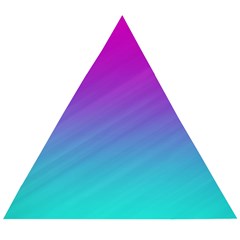 Background-pink-blue-gradient Wooden Puzzle Triangle