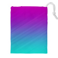 Background-pink-blue-gradient Drawstring Pouch (4XL)