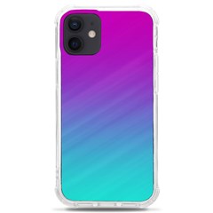 Background-pink-blue-gradient iPhone 12 mini TPU UV Print Case	