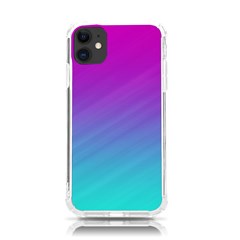 Background-pink-blue-gradient iPhone 11 TPU UV Print Case