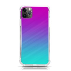 Background-pink-blue-gradient iPhone 11 Pro Max 6.5 Inch TPU UV Print Case