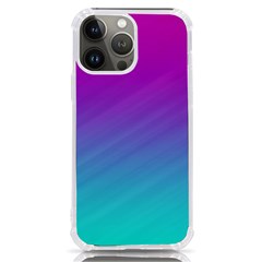 Background-pink-blue-gradient iPhone 13 Pro Max TPU UV Print Case