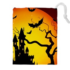 Halloween Night Terrors Drawstring Pouch (5xl) by Ket1n9