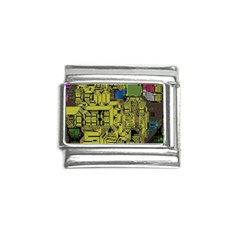 Technology Circuit Board Italian Charm (9mm) by Ket1n9