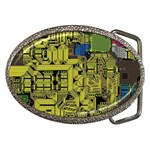 Technology Circuit Board Belt Buckles Front