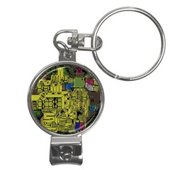 Technology Circuit Board Nail Clippers Key Chain by Ket1n9