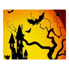 Halloween Night Terrors Premium Plush Fleece Blanket (large) by Ket1n9