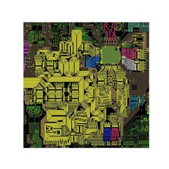 Technology Circuit Board Square Satin Scarf (30  X 30 ) by Ket1n9