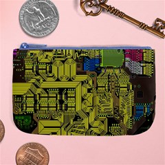 Technology Circuit Board Large Coin Purse by Ket1n9