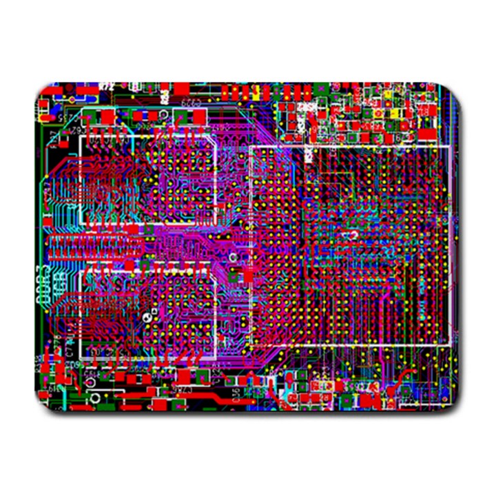 Technology Circuit Board Layout Pattern Small Mousepad