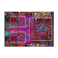 Technology Circuit Board Layout Pattern Sticker A4 (10 Pack)