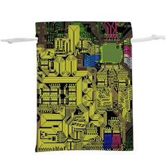 Technology Circuit Board Lightweight Drawstring Pouch (xl) by Ket1n9