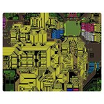 Technology Circuit Board Premium Plush Fleece Blanket (Medium) 60 x50  Blanket Front