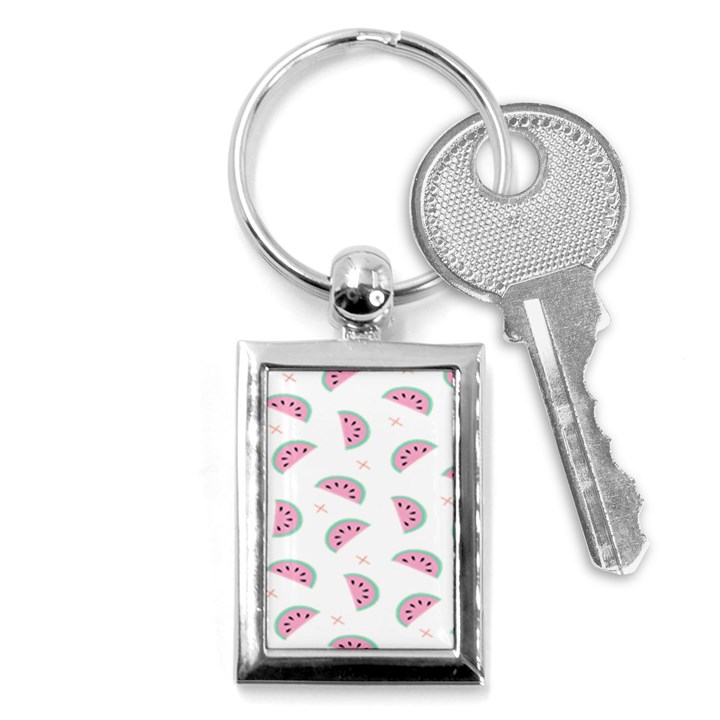 Watermelon Wallpapers  Creative Illustration And Patterns Key Chain (Rectangle)