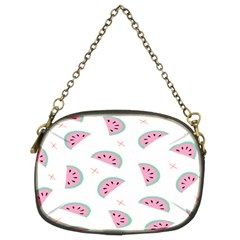 Watermelon Wallpapers  Creative Illustration And Patterns Chain Purse (two Sides) by Ket1n9