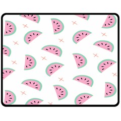 Watermelon Wallpapers  Creative Illustration And Patterns Two Sides Fleece Blanket (medium) by Ket1n9