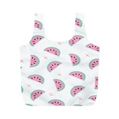 Watermelon Wallpapers  Creative Illustration And Patterns Full Print Recycle Bag (m) by Ket1n9