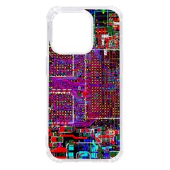 Technology Circuit Board Layout Pattern Iphone 14 Pro Tpu Uv Print Case by Ket1n9