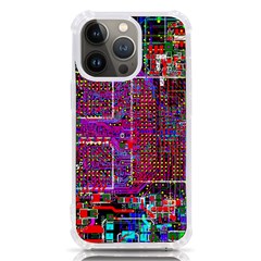 Technology Circuit Board Layout Pattern Iphone 13 Pro Tpu Uv Print Case by Ket1n9