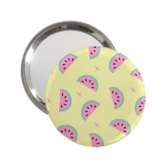 Watermelon Wallpapers  Creative Illustration And Patterns 2 25  Handbag Mirrors by Ket1n9