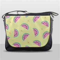 Watermelon Wallpapers  Creative Illustration And Patterns Messenger Bag by Ket1n9