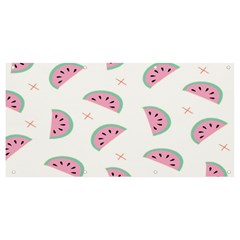 Watermelon Wallpapers  Creative Illustration And Patterns Banner And Sign 8  X 4  by Ket1n9