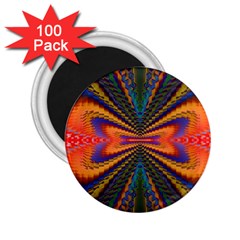 Casanova Abstract Art-colors Cool Druffix Flower Freaky Trippy 2 25  Magnets (100 Pack)  by Ket1n9