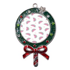 Watermelon Wallpapers  Creative Illustration And Patterns Metal X mas Lollipop With Crystal Ornament by Ket1n9