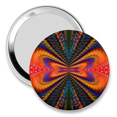 Casanova Abstract Art-colors Cool Druffix Flower Freaky Trippy 3  Handbag Mirrors by Ket1n9