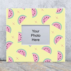 Watermelon Wallpapers  Creative Illustration And Patterns White Wall Photo Frame 5  X 7  by Ket1n9