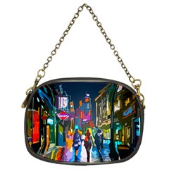 Abstract-vibrant-colour-cityscape Chain Purse (two Sides) by Ket1n9