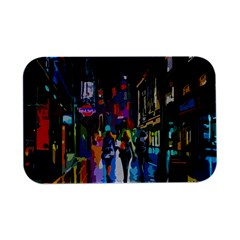 Abstract-vibrant-colour-cityscape Open Lid Metal Box (silver)  