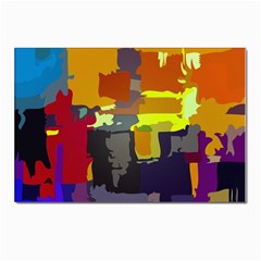 Abstract-vibrant-colour Postcard 4 x 6  (pkg Of 10) by Ket1n9