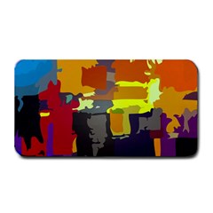 Abstract-vibrant-colour Medium Bar Mat by Ket1n9