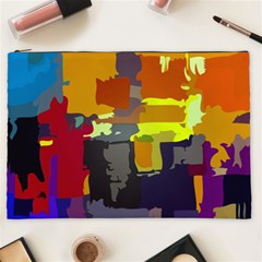 Abstract-vibrant-colour Cosmetic Bag (xxl) by Ket1n9